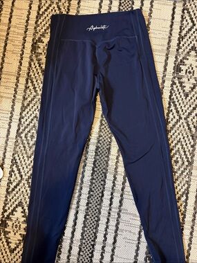 Alphalete Navy High-Waist Workout Leggings